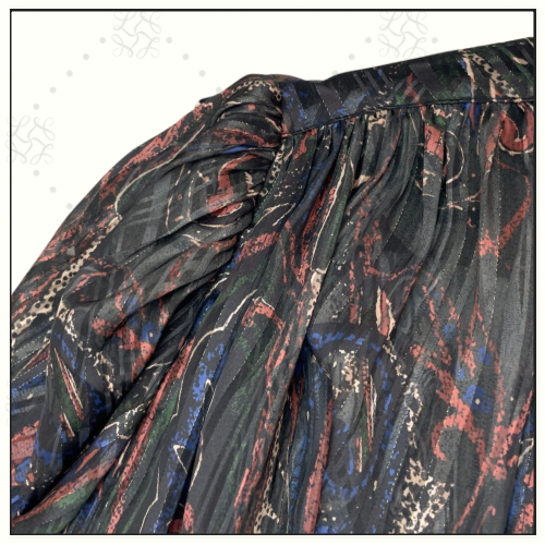 LAVALLIERE SILK DRESS