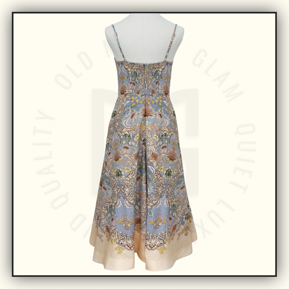 REBELLION TUCK MIDI DRESS
