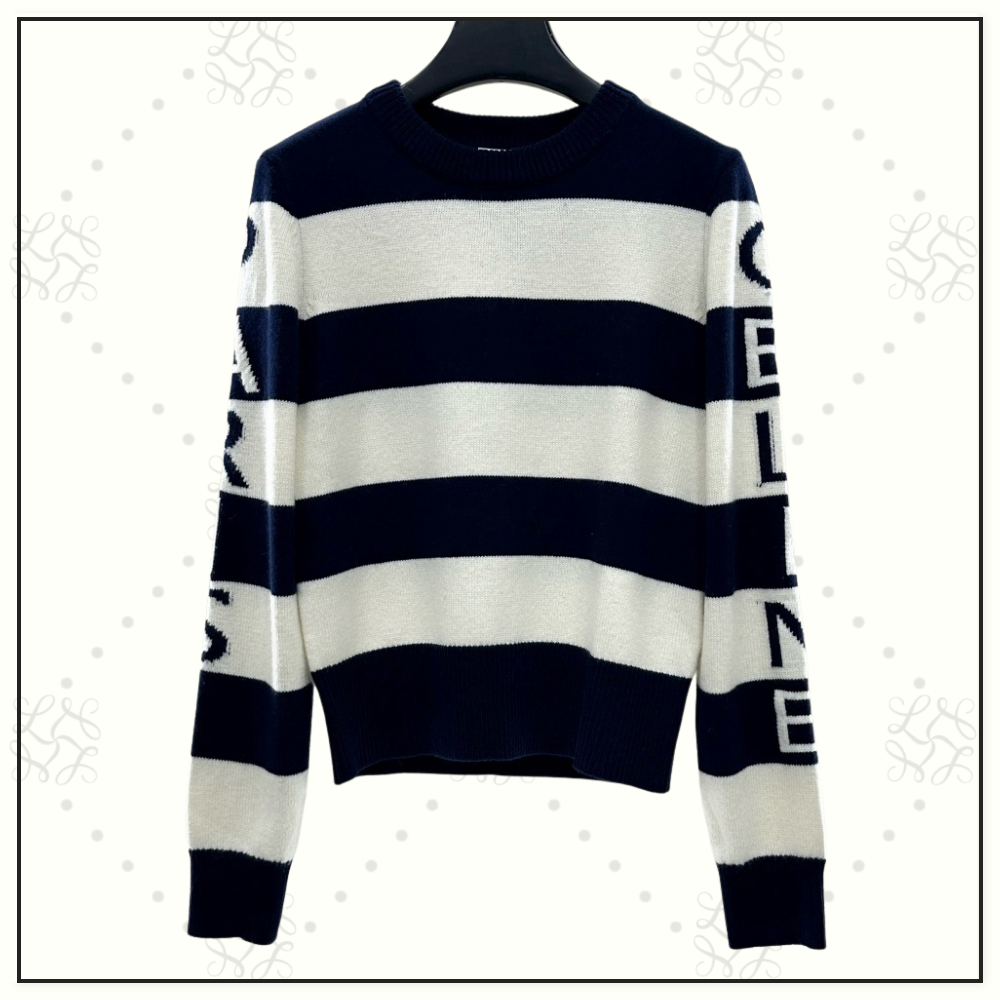 WOOL CASHMERE BLEND CREWNECK SWEATER