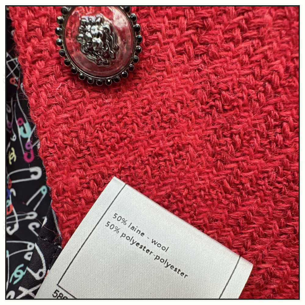 TWEED BALLOON SLEEVE FITTED JACKET