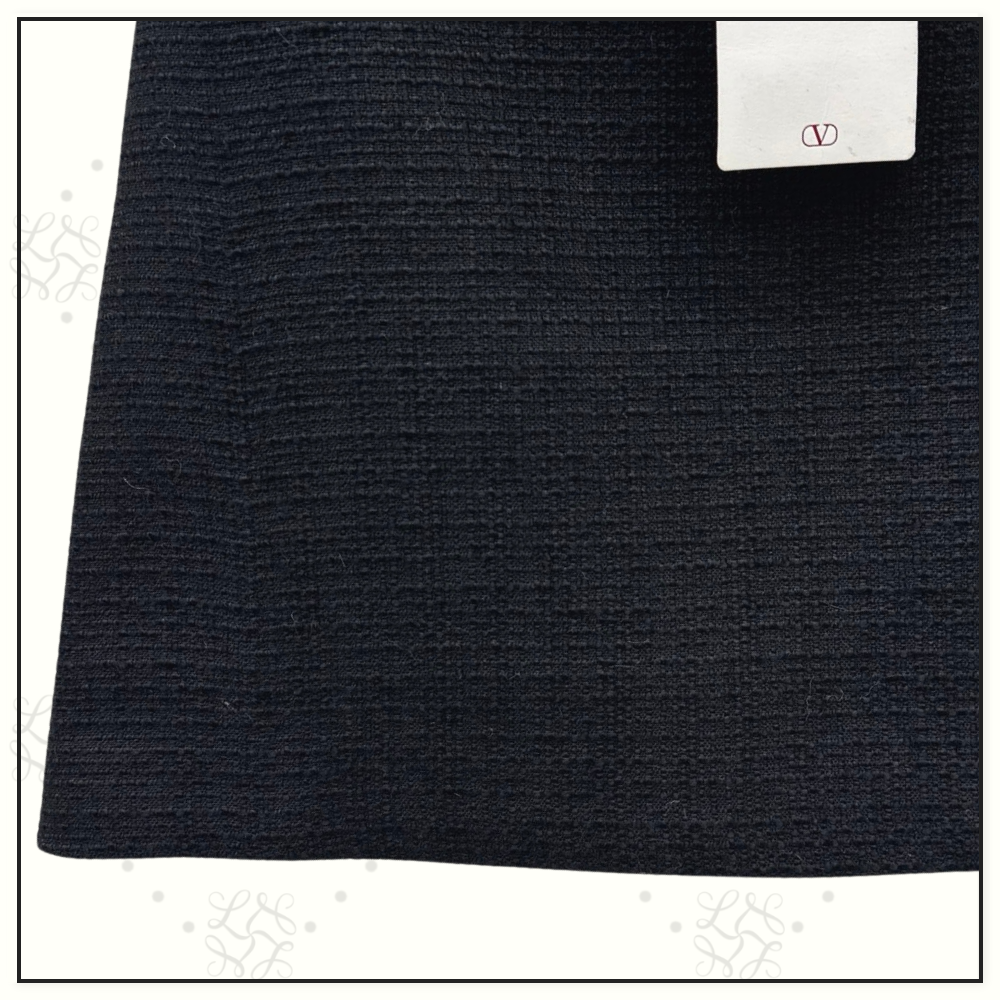 BOW DETAIL JACKET & MINI SKIRT