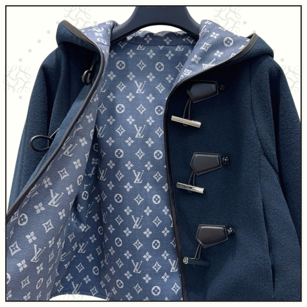 WOOL SHORT DUFFLE COAT & MINI SKIRT