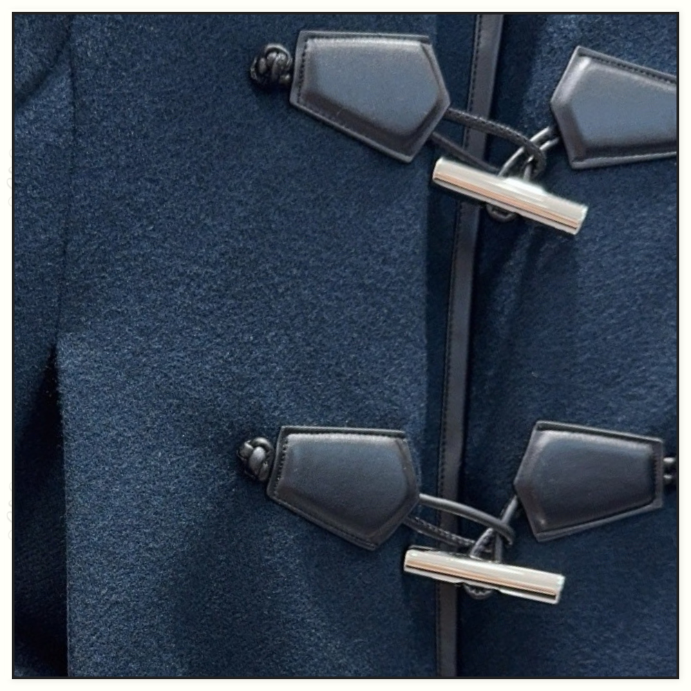 WOOL SHORT DUFFLE COAT & MINI SKIRT