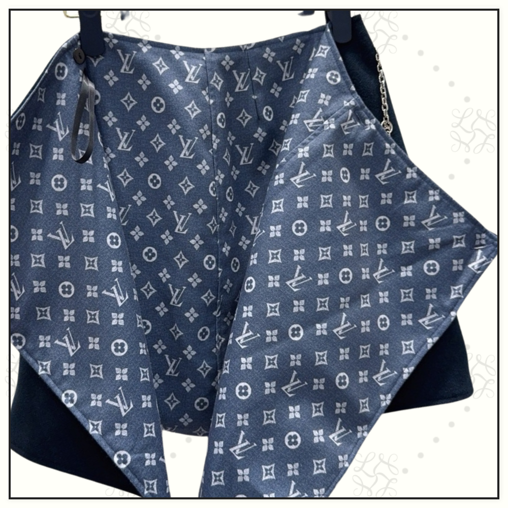 WOOL SHORT DUFFLE COAT & MINI SKIRT