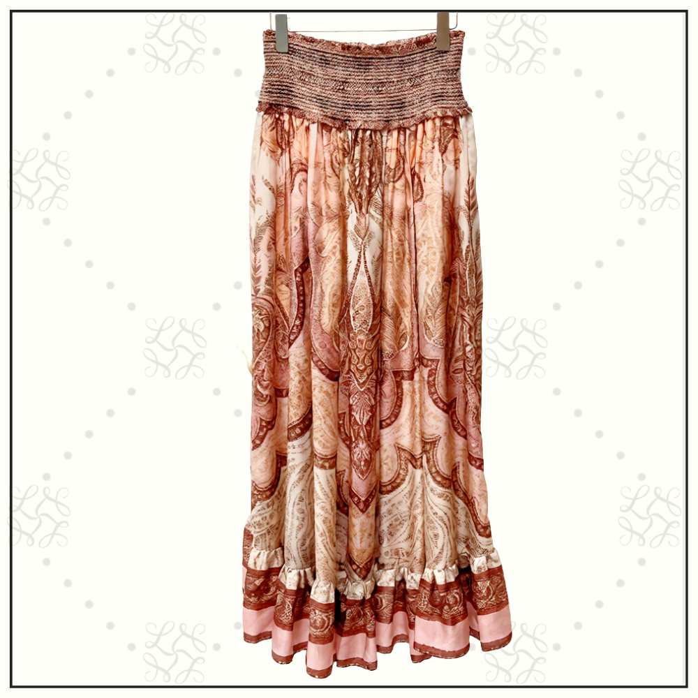 WANDERLUST FRILL BLOUSE & MAXI SKIRT