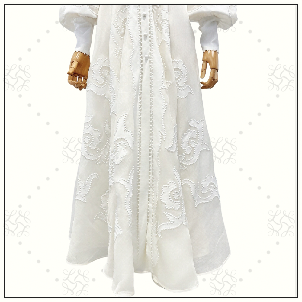 RADIATE APPLIQUÉ FLIP MAXI DRESS