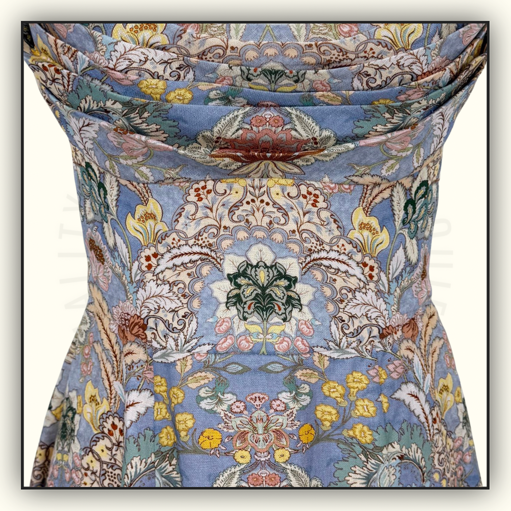 REBELLION TUCK MIDI DRESS