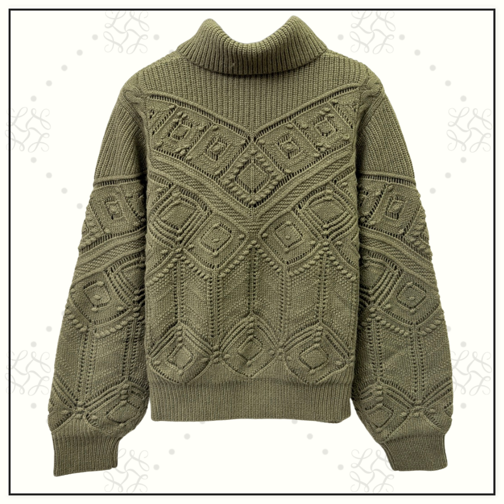 LA PLAGNE CASHMERE BOMBER SWEATER