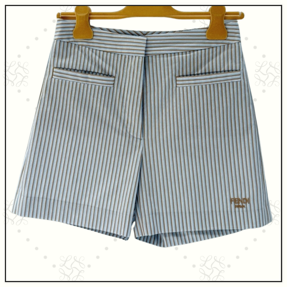 TAILORED STRIPE SHORT