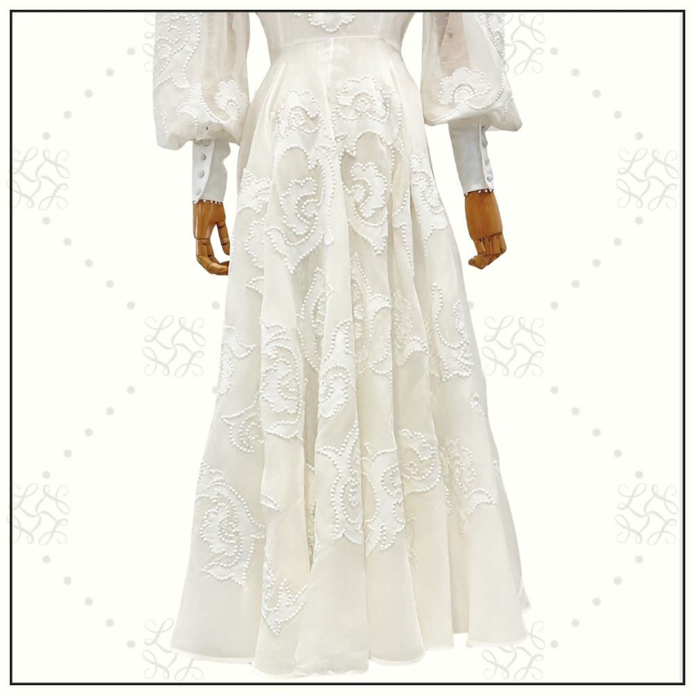 RADIATE APPLIQUÉ FLIP MAXI DRESS