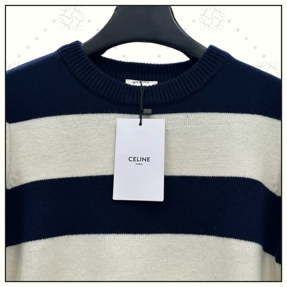 WOOL CASHMERE BLEND CREWNECK SWEATER
