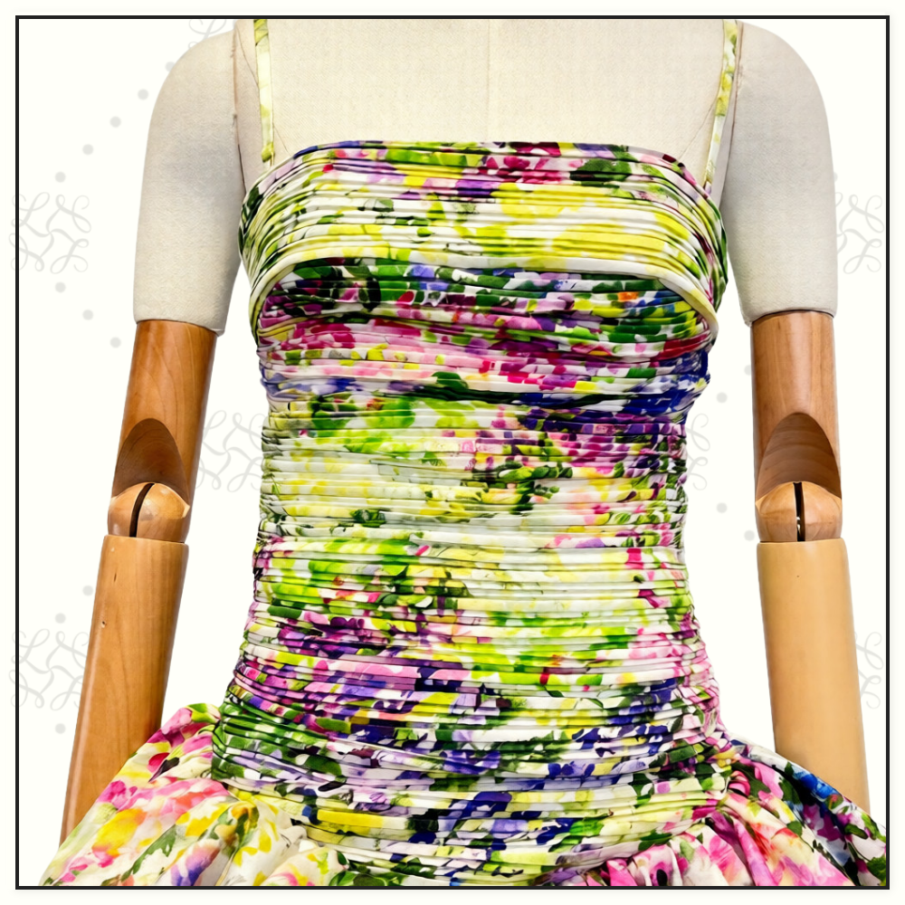 VIOLETTE BUBBLE HEM MINI DRESS