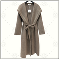 WOOL CASHMERE WRAP COAT