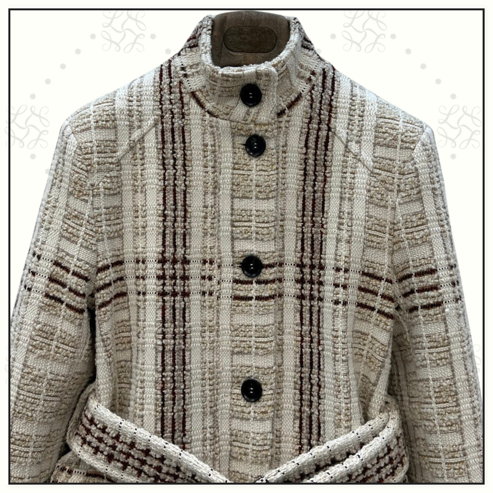 VIRGIN WOOL CASHMERE SILK XANDRA FIELD JACKET