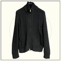 WOOL KNIT HALF ZIP SWEATER
