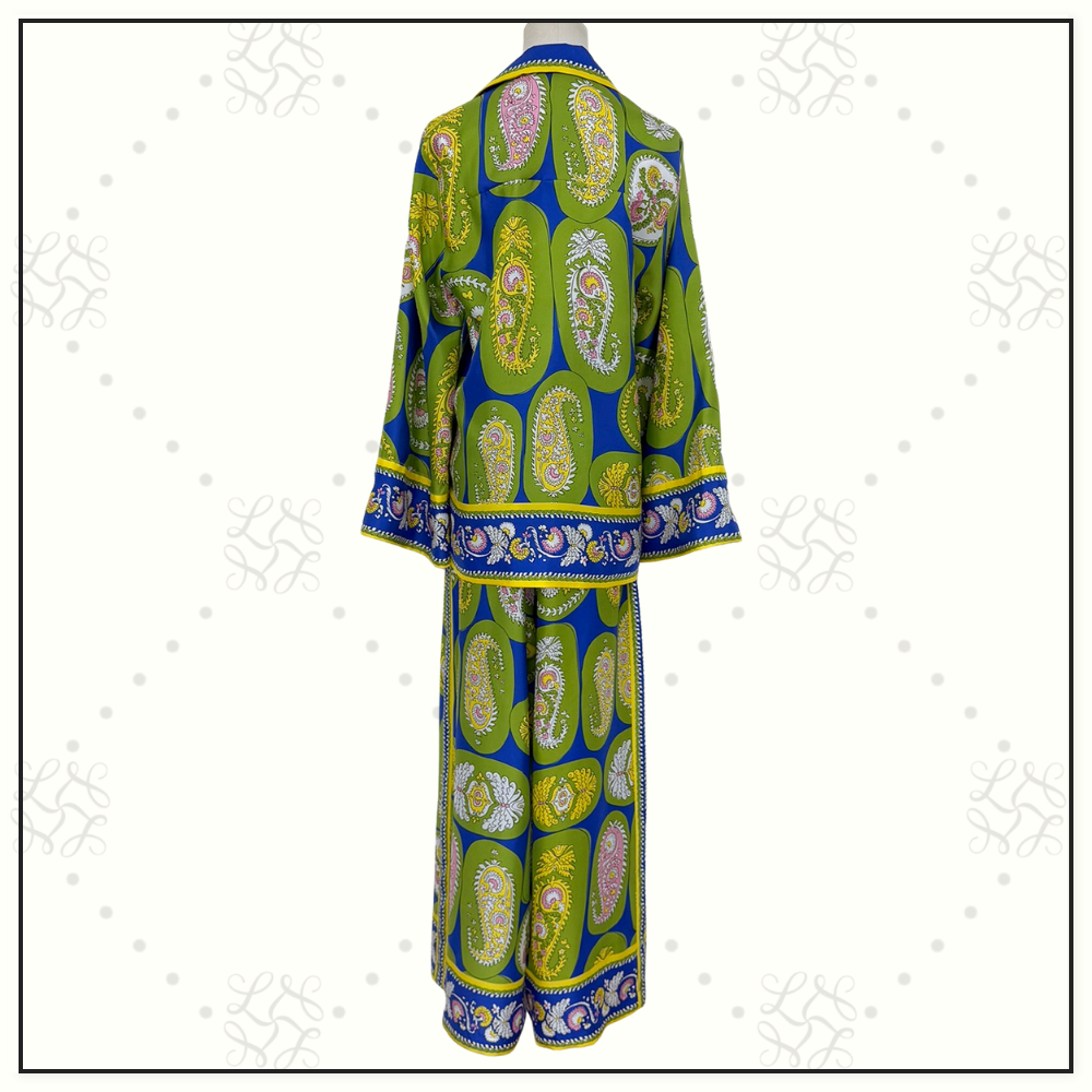 GINA SILK SHIRT & PANTS