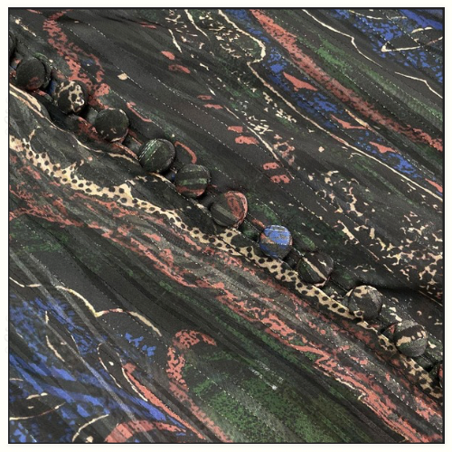 LAVALLIERE SILK DRESS