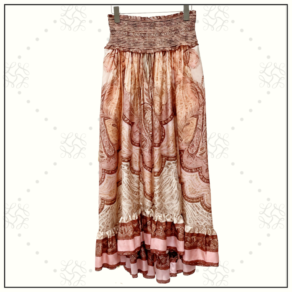 WANDERLUST FRILL BLOUSE & MAXI SKIRT