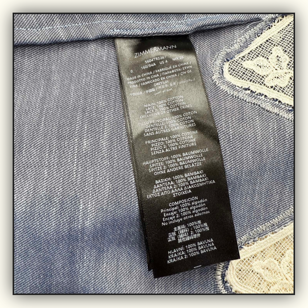 AWAKEN BELTED DENIM MINI DRESS