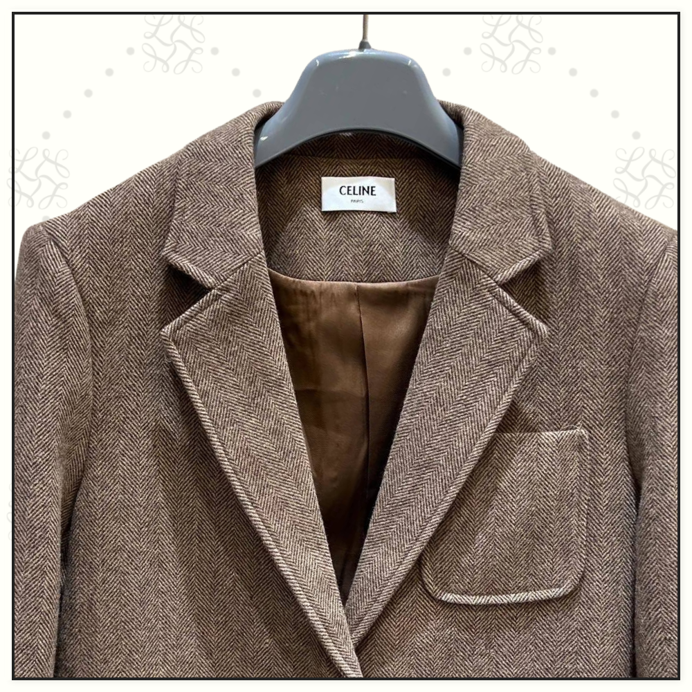 WOOL BLEND BLAZER & MIDI SKIRT