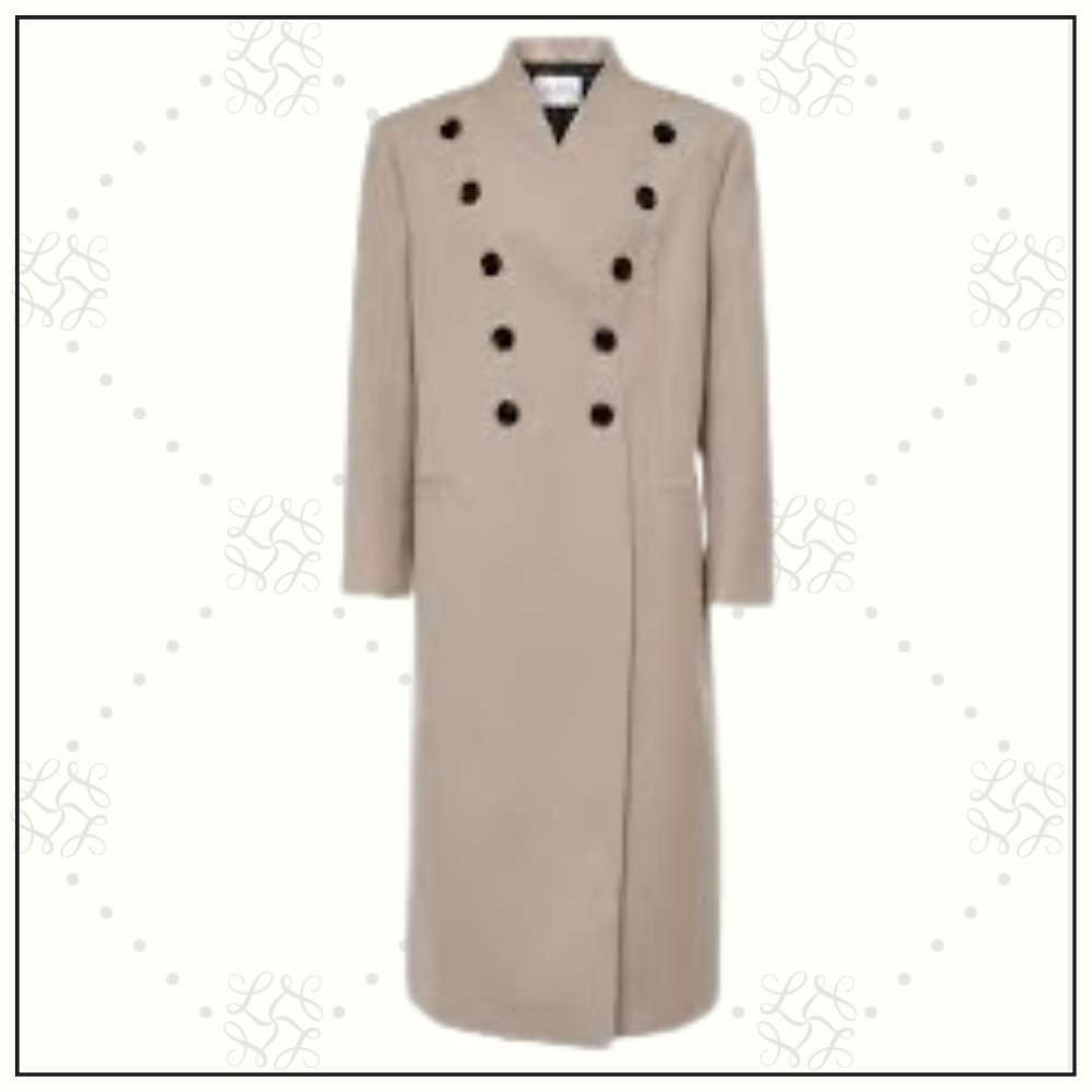BUTTONED WOOL OVERCOAT