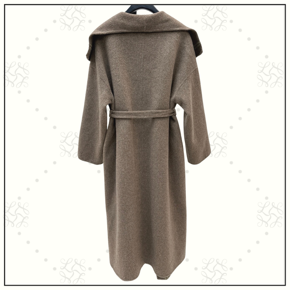 WOOL CASHMERE WRAP COAT