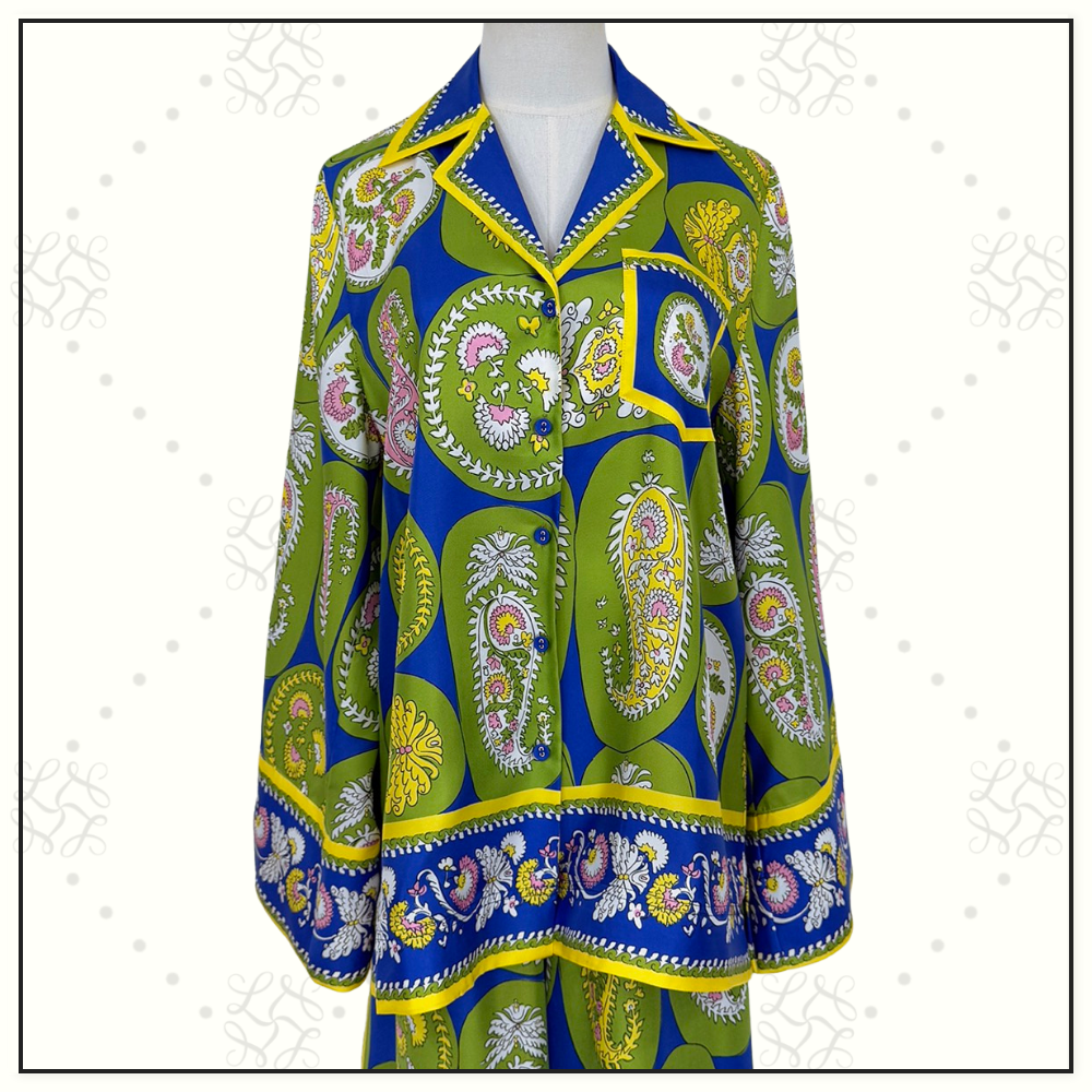 GINA SILK SHIRT & PANTS