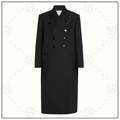 BUTTONED WOOL OVERCOAT