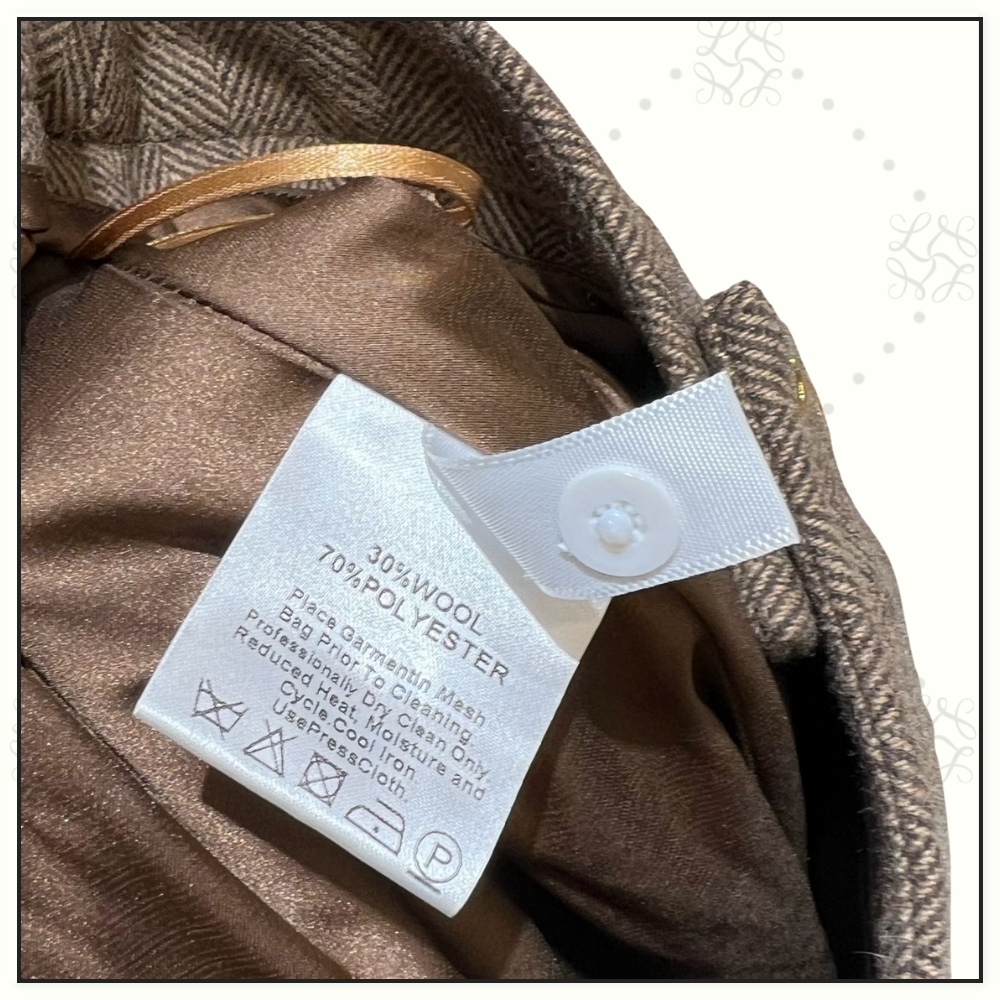 WOOL BLEND BLAZER & MIDI SKIRT