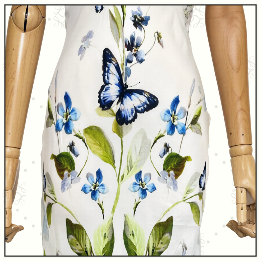 V NECK BIAS SLIP DRESS