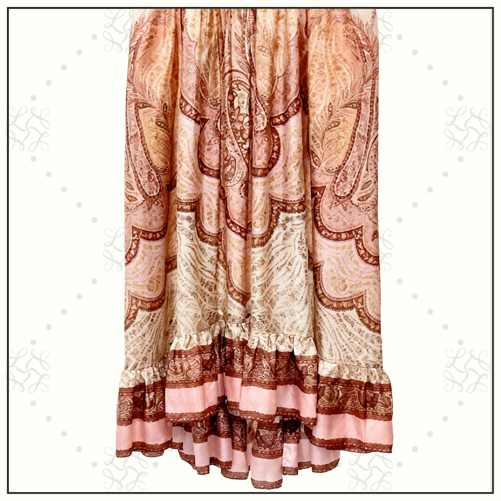 WANDERLUST FRILL BLOUSE & MAXI SKIRT