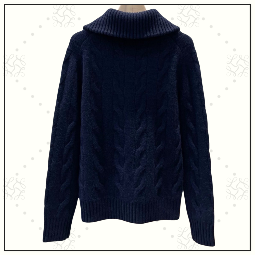BABY CASHMERE NAPIER SWEATER