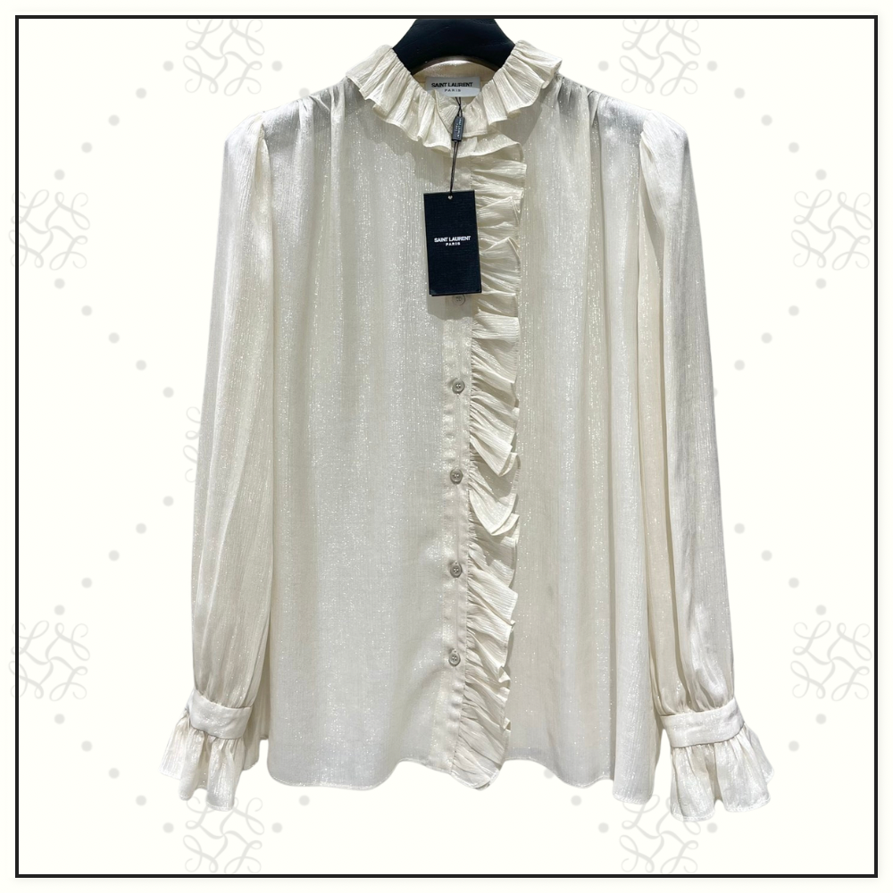 RUFFLE COLLAR SHIRT