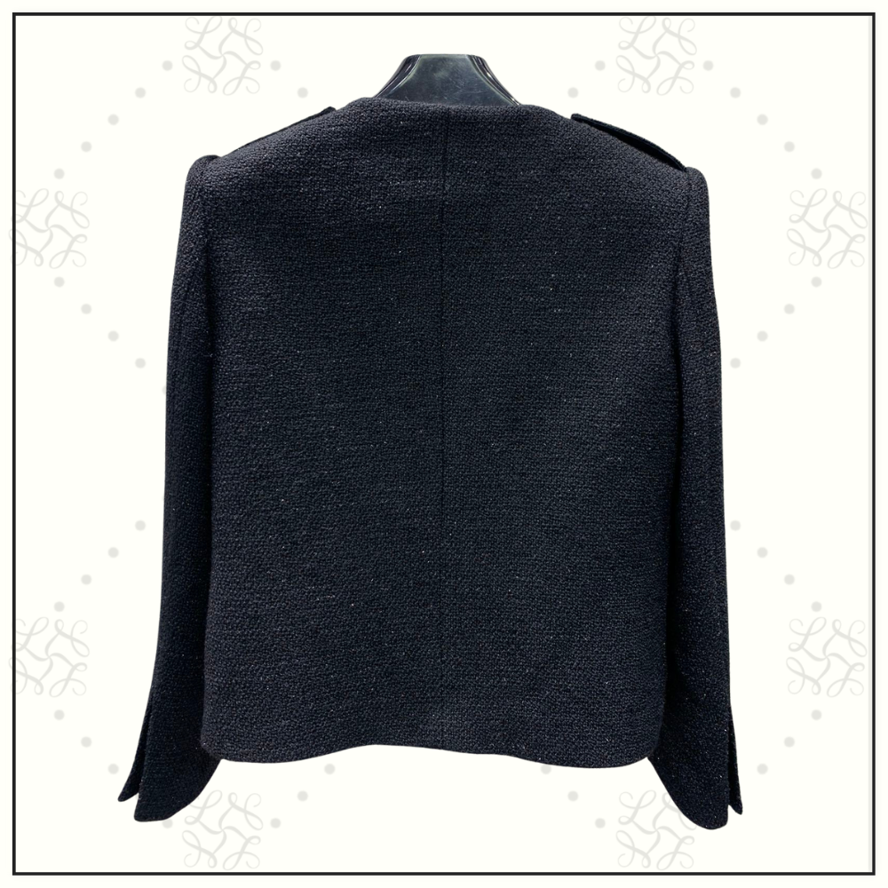 TWEED MILITARY JACKET