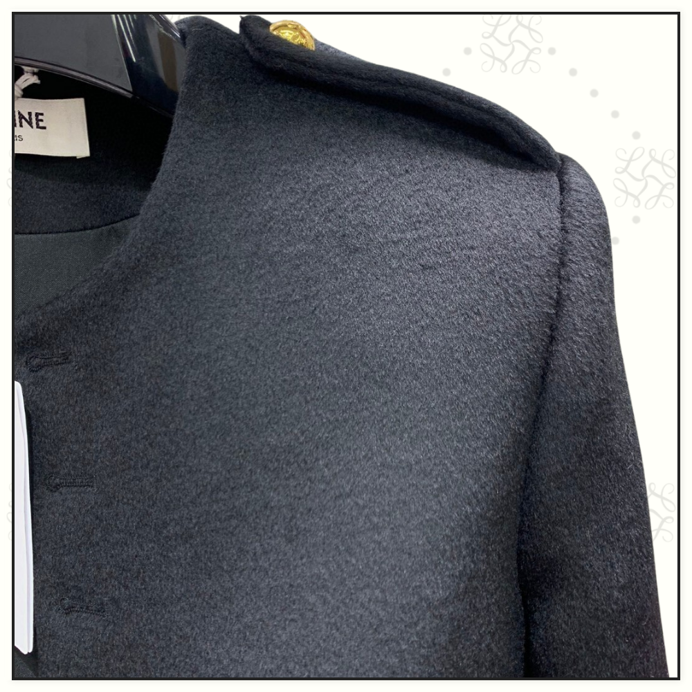 TWEED MILITARY JACKET