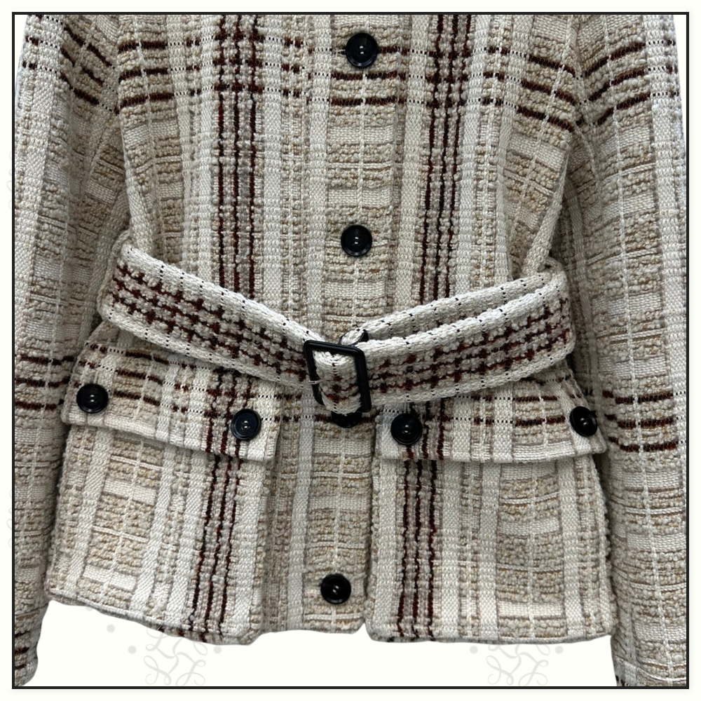 VIRGIN WOOL CASHMERE SILK XANDRA FIELD JACKET