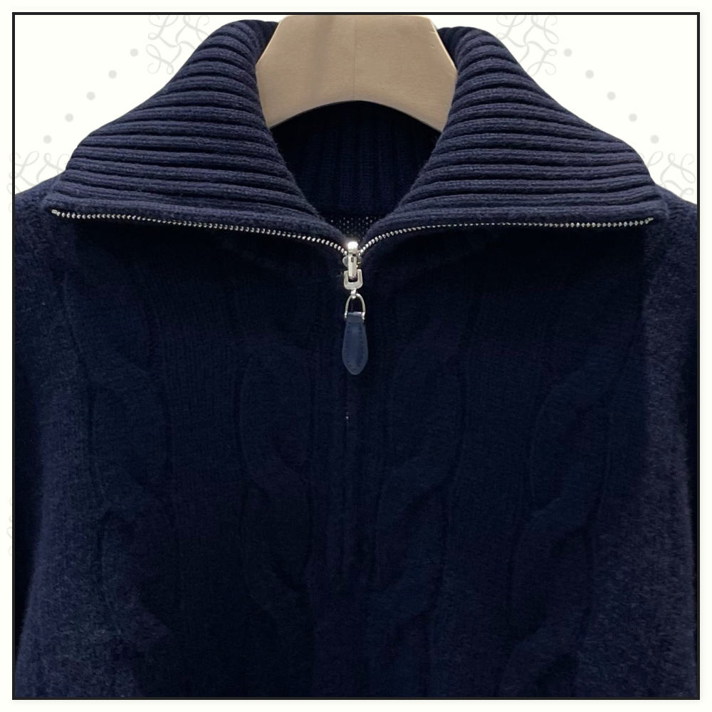 BABY CASHMERE NAPIER SWEATER