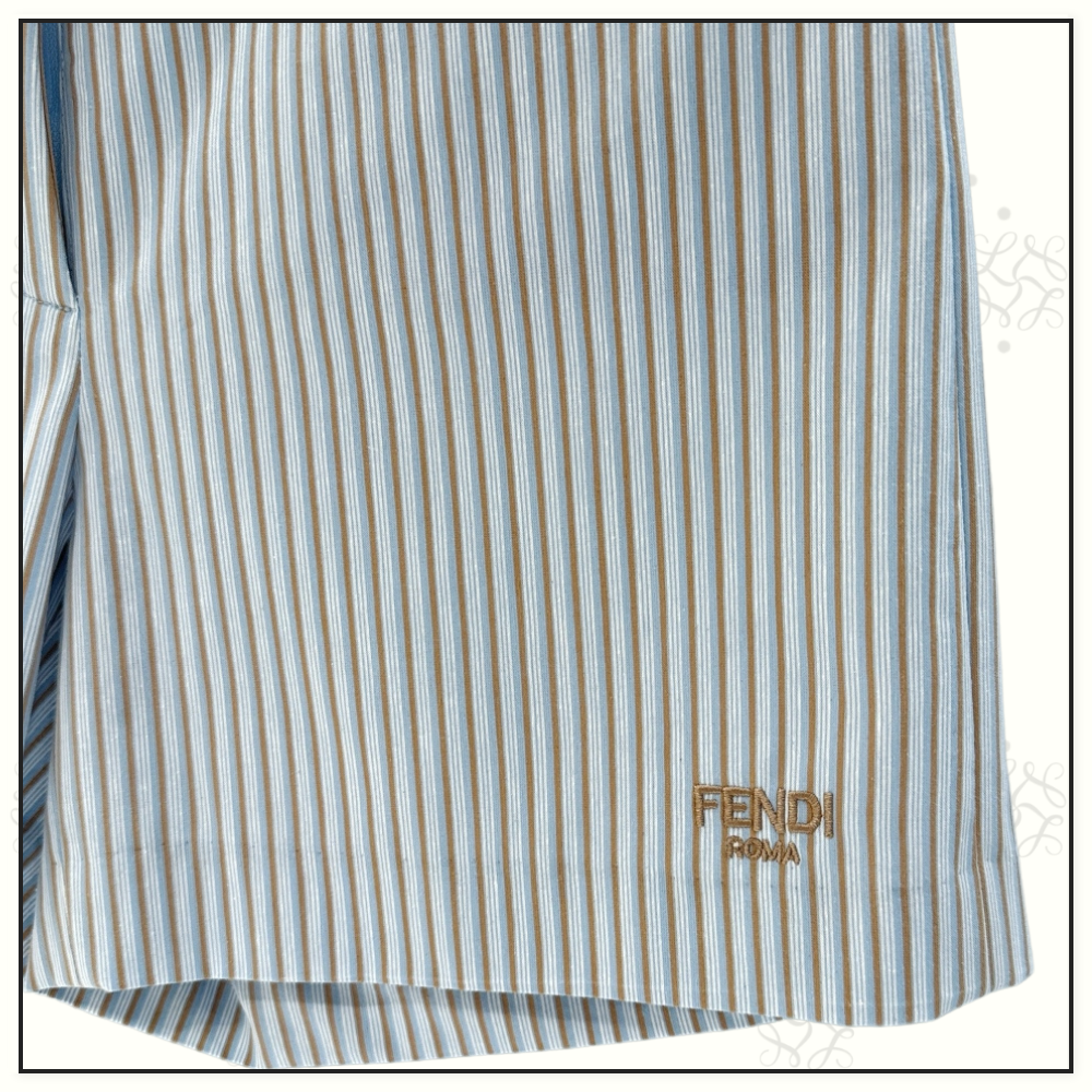 TAILORED STRIPE SHORT