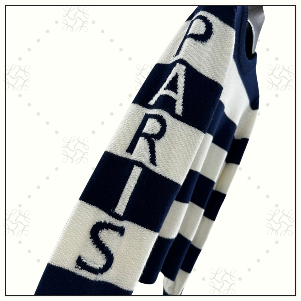 WOOL CASHMERE BLEND CREWNECK SWEATER