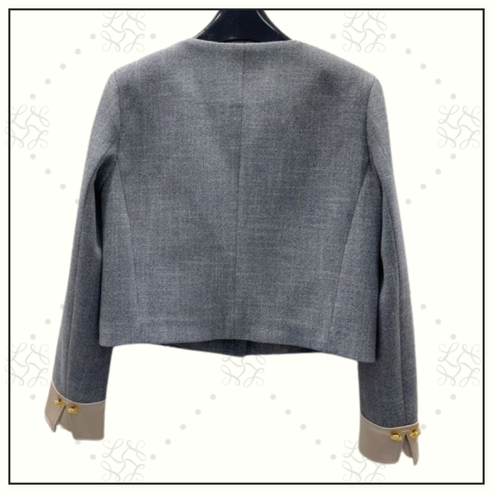 WOOL BLEND TWEED JACKET & PENCIL SKIRT