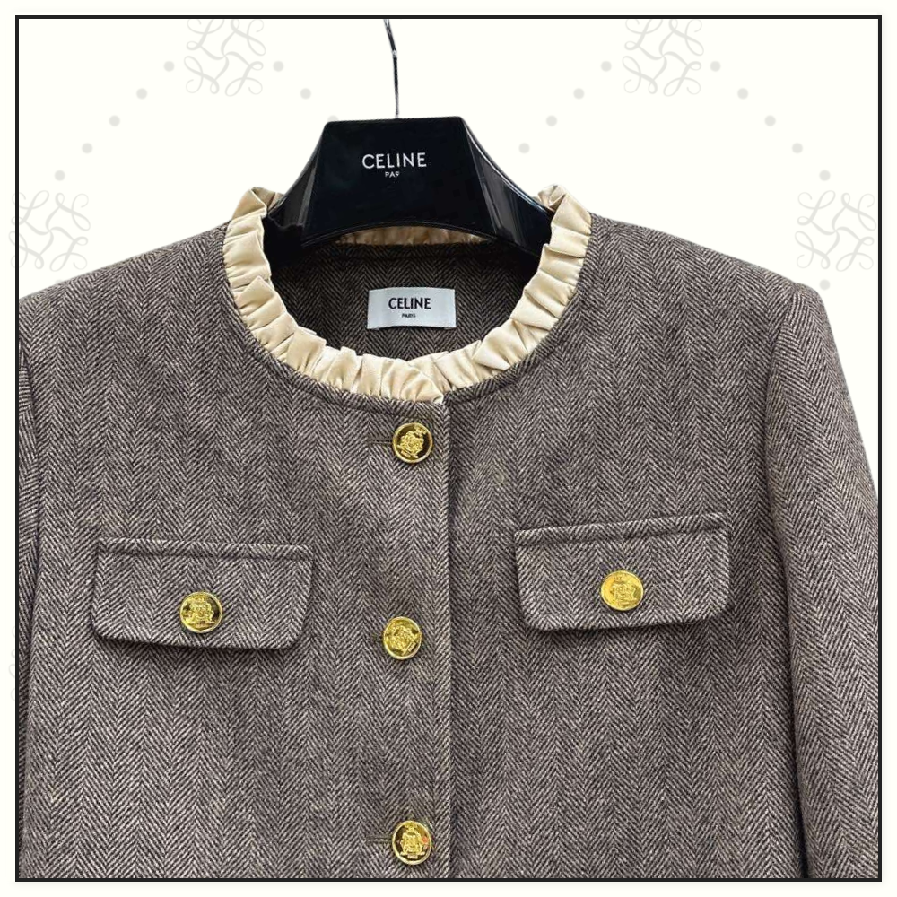 WOOL BLEND JACKET & MINI SKIRT