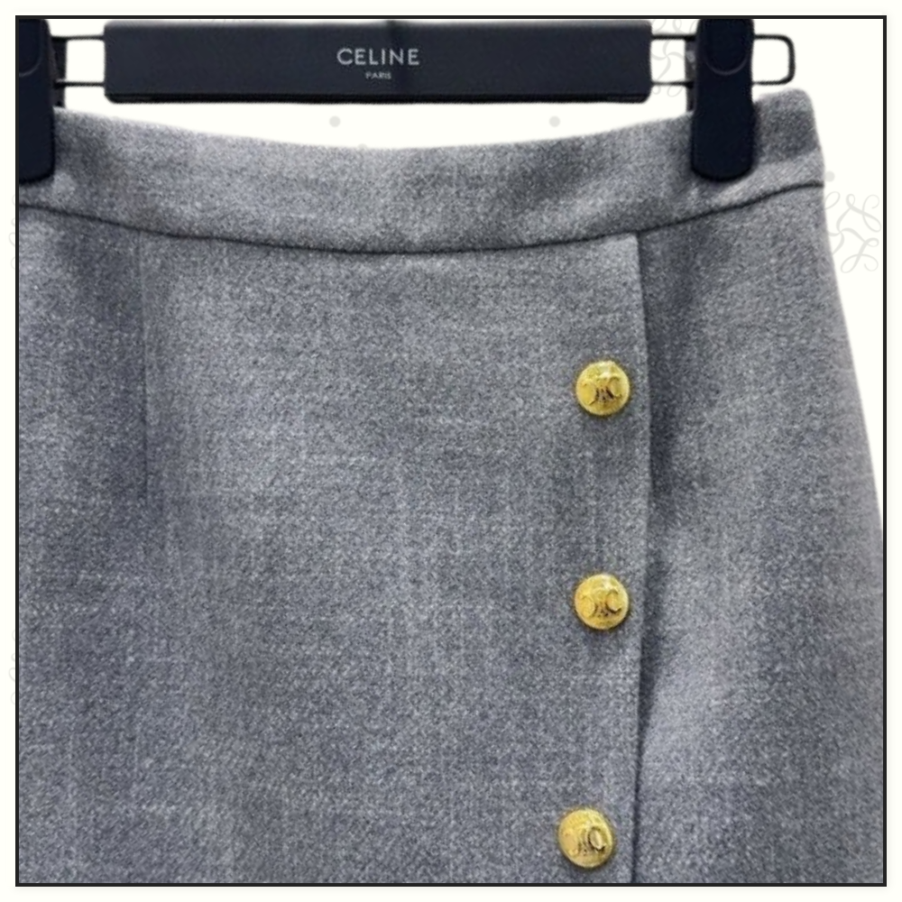 WOOL BLEND TWEED JACKET & PENCIL SKIRT