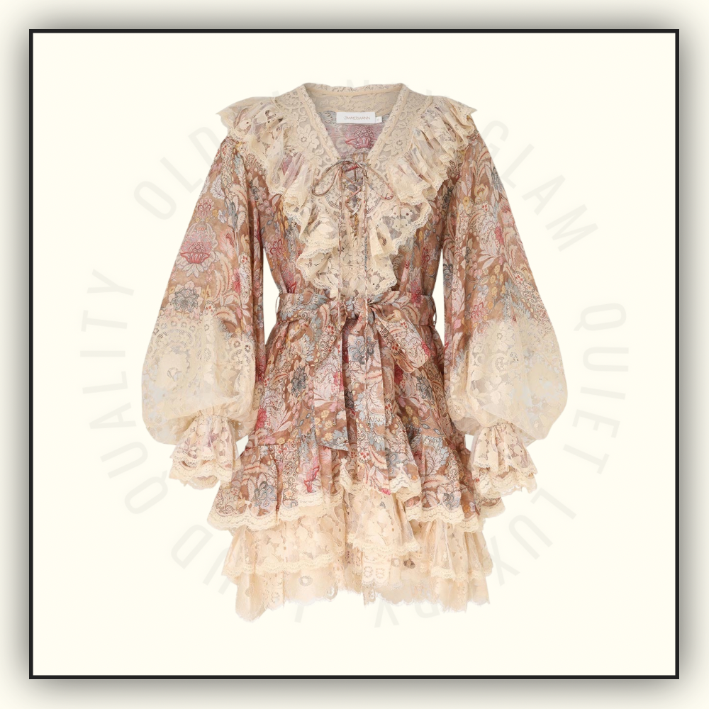 REBELLION LACE-UP MINI DRESS