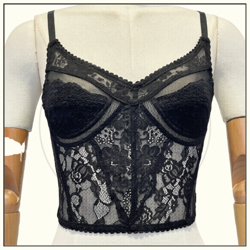 LACE BUSTIER TOP & PENCIL SKIRT
