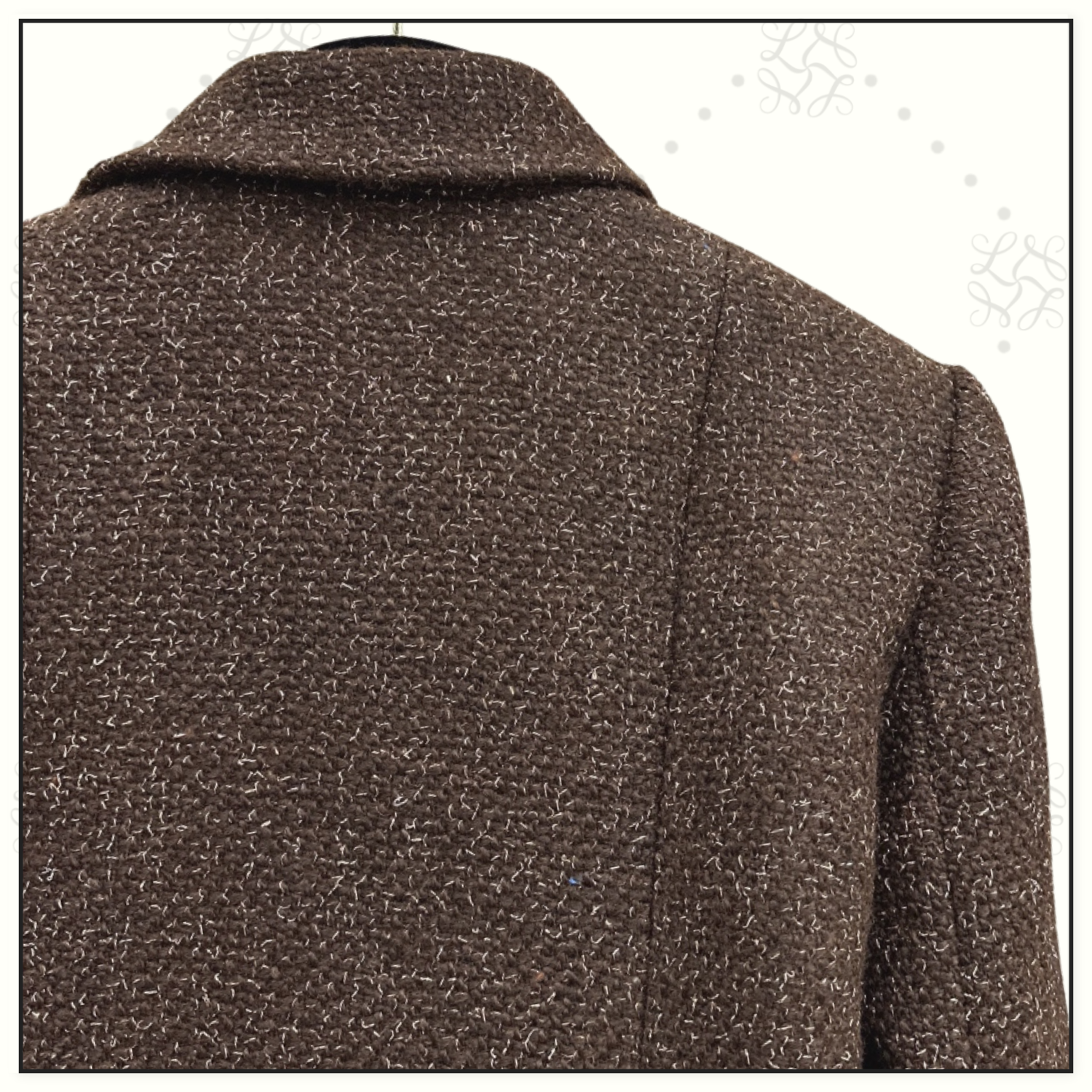 TWEED JACKET & RUFFLE MINI SKIRT