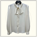 SILK BOW TIE BlOUSE