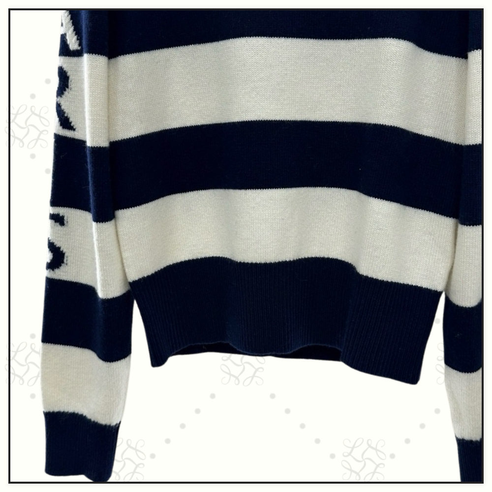 WOOL CASHMERE BLEND CREWNECK SWEATER