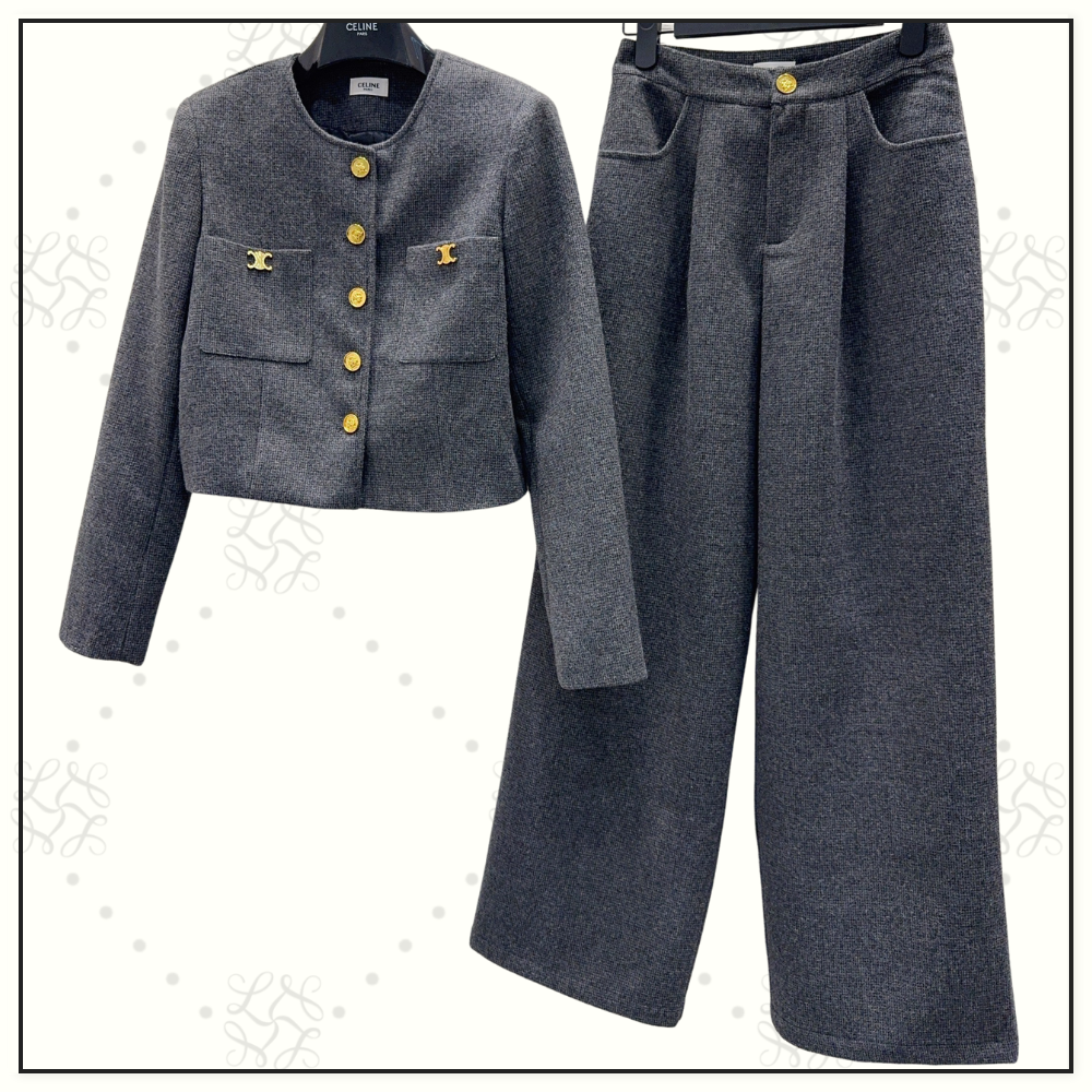 WOOL BLEND JACKET & TROUSERS