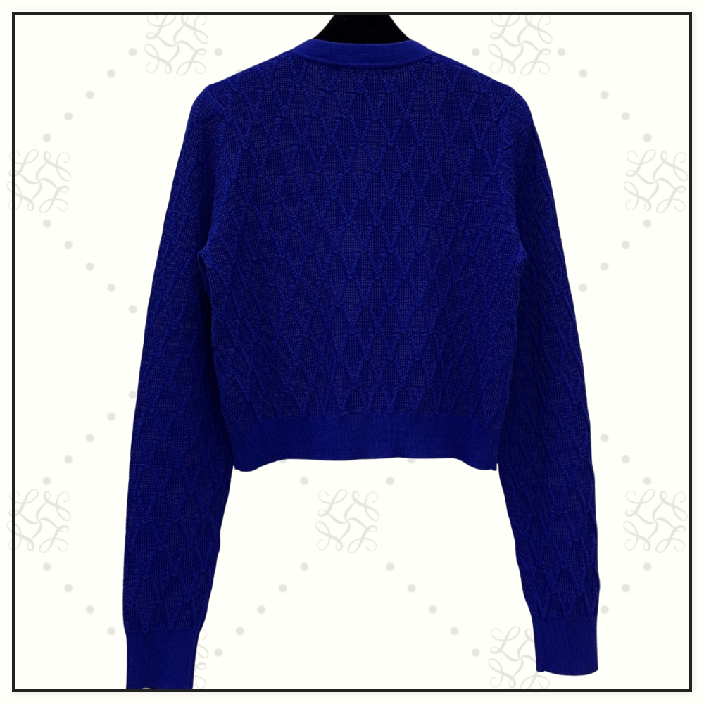 KNIT CARDIGAN WITH MEDUSA BUTTONS