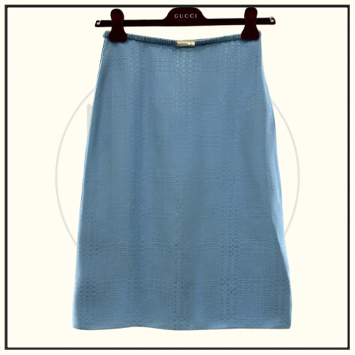 SILK JACQUARD SHIRT & MIDI SKIRT